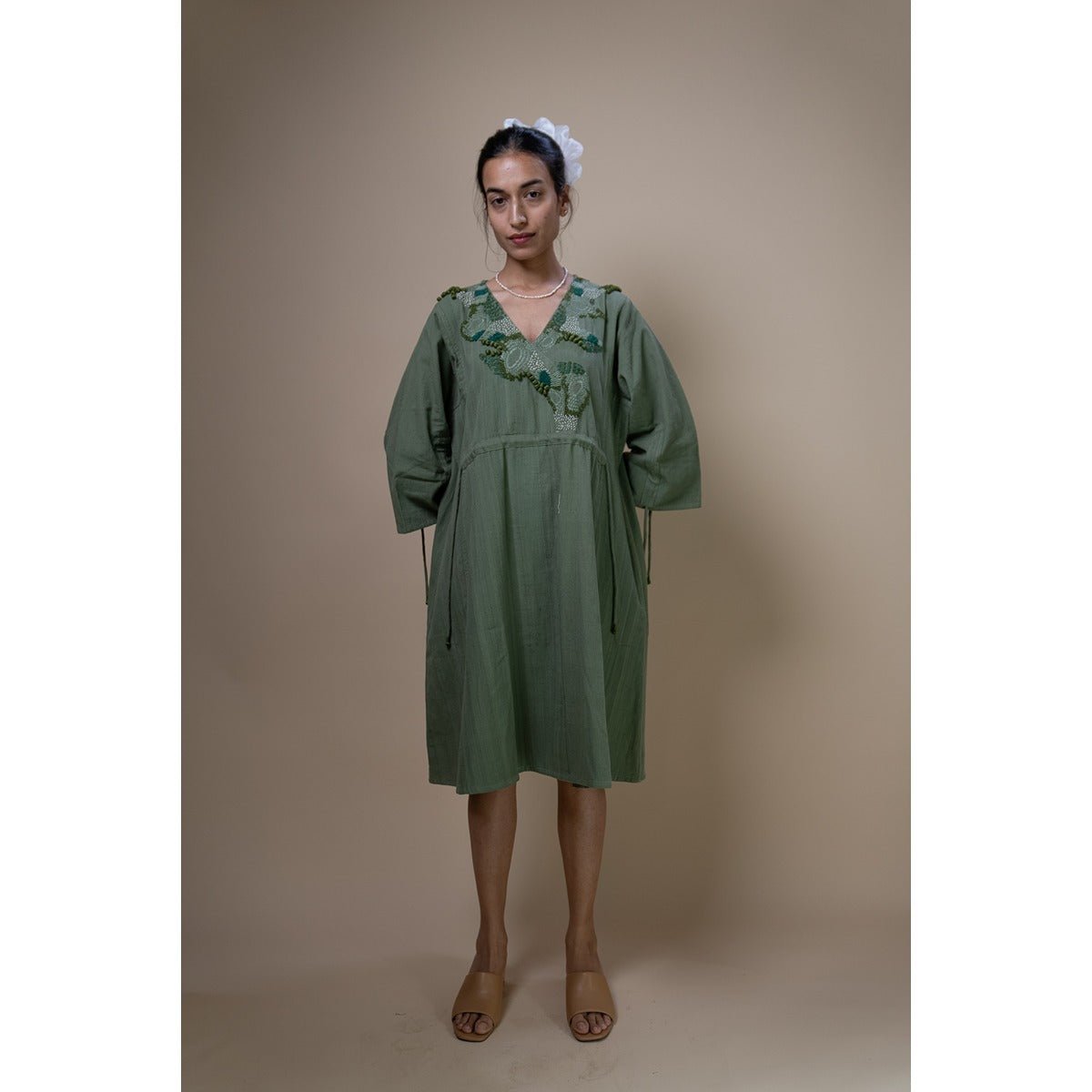 Meadows Ruched Dress | Verified Sustainable by Brown Living™