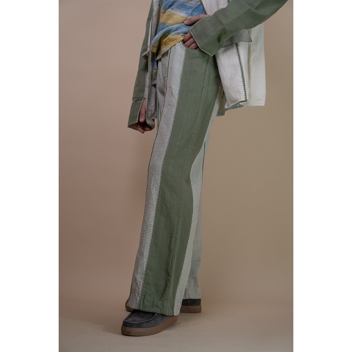 Meadows Unisex Colour Blocked Pants | Verified Sustainable by Brown Living™