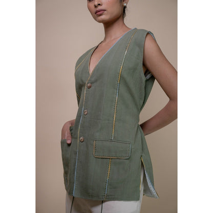 Meadows Unisex Long Vest | Verified Sustainable by Brown Living™