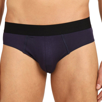 Men’s Bamboo Frenchie Fit Underwear (Pack of 2) - Navy Maroon | Verified Sustainable by Brown Living™
