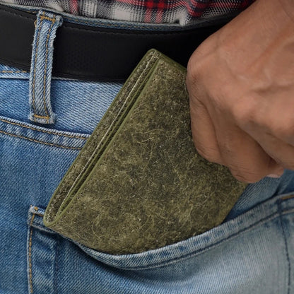 Mens Wallet | Made from coconut leather | Verified Sustainable by Brown Living™