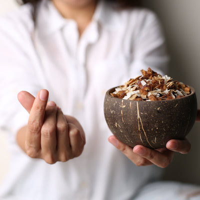 Millet Granola with Dates & Almonds - 380g – Cereal & Meusli on Brown Living™. SKU: 026 - 00808 - VRO000058. Img 2.