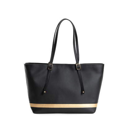Minerva (Black) | Women's bag made with Cactus Leather | Verified Sustainable by Brown Living™