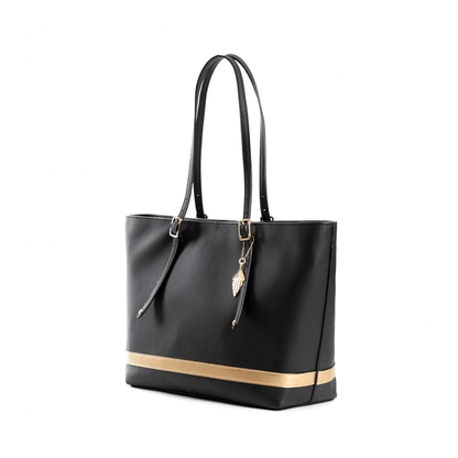 Minerva (Black) | Women's bag made with Cactus Leather | Verified Sustainable by Brown Living™