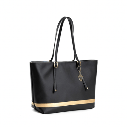 Minerva (Black) | Women's bag made with Cactus Leather | Verified Sustainable by Brown Living™