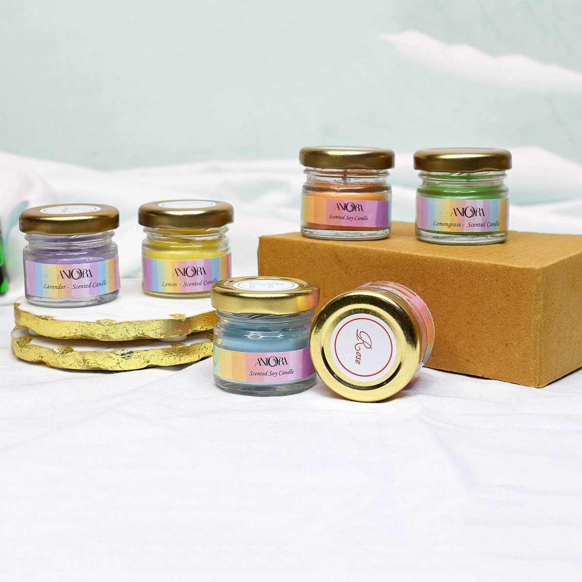 Mini Jar Candles (Set of 6) | Verified Sustainable by Brown Living™