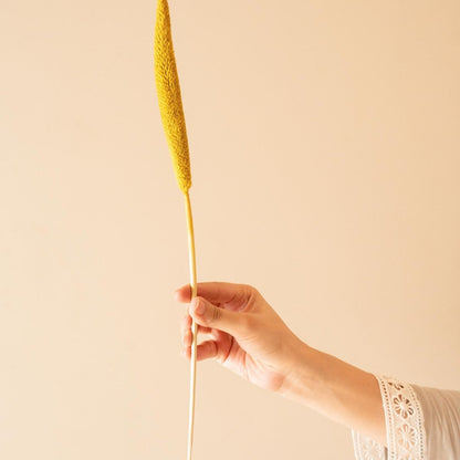 Mini Yellow Bazra Bunch for Decor | Verified Sustainable by Brown Living™