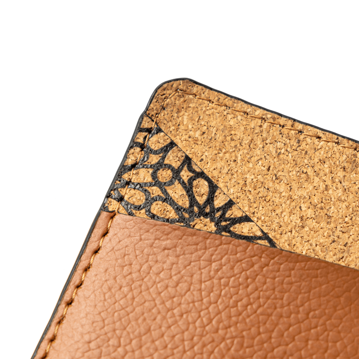 Minimalist Card Holder – Plant Leather & Cork (Tawny Brown) | Verified Sustainable by Brown Living™