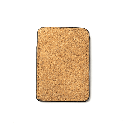Minimalist Card Holder – Plant Leather & Cork (Tawny Brown) – Travel Accessories on Brown Living™. SKU: CPCHGH002. Img 4.