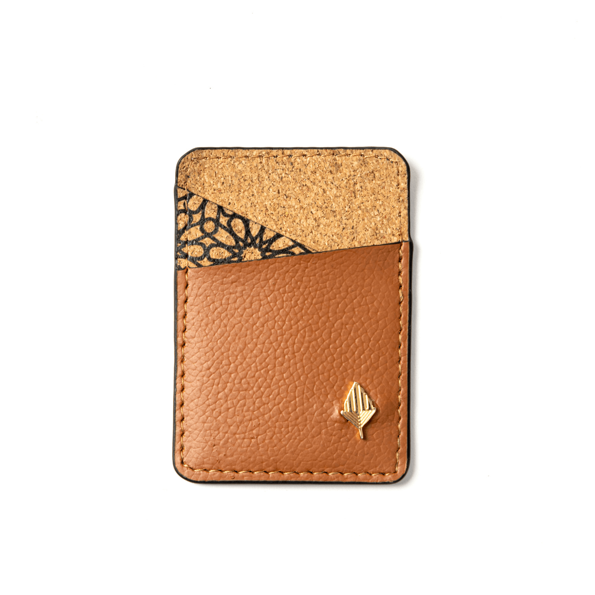 Minimalist Card Holder – Plant Leather & Cork (Tawny Brown) – Travel Accessories on Brown Living™. SKU: CPCHGH002. Img 6.