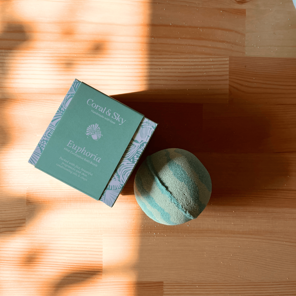 Mint Tea Tree Fizzy Bath Bomb | Verified Sustainable by Brown Living™