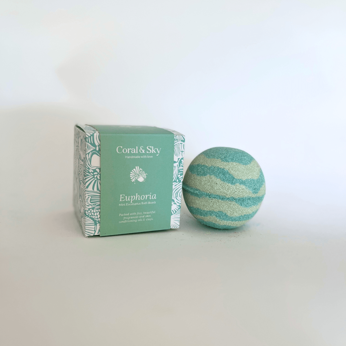 Mint Tea Tree Fizzy Bath Bomb | Verified Sustainable by Brown Living™