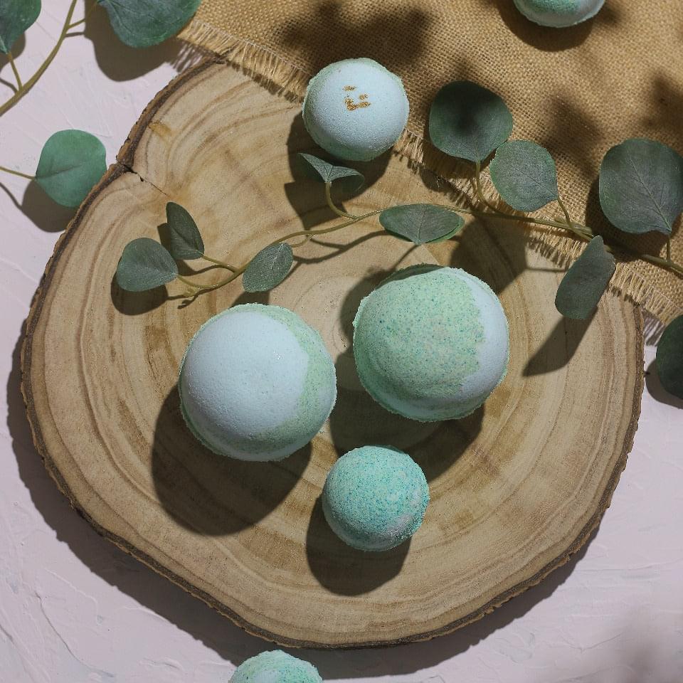Mint Tea Tree Fizzy Bath Bomb | Verified Sustainable by Brown Living™