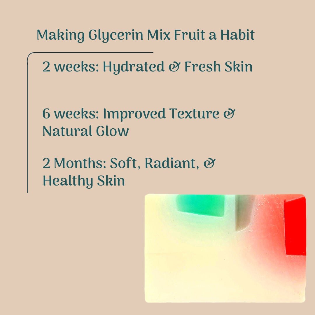 Mix Fruit Glycerin Bathing Bar | Pack of 2 | Verified Sustainable by Brown Living™