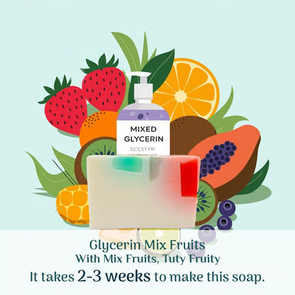 Mix Fruit Glycerin Bathing Bar | Pack of 2 | Verified Sustainable by Brown Living™