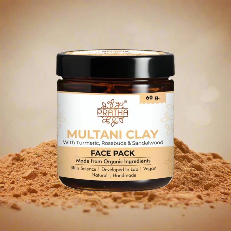 Multani Clay with turmeric and rosebuds (Pack of 2) | Verified Sustainable by Brown Living™