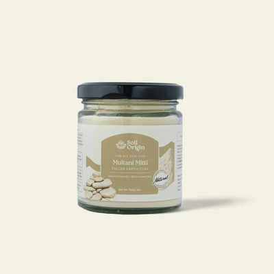 Multani Mitti Powder | Face Clay | 100g – Face Pack on Brown Living™. SKU: SOPHMM00G100. Img 1.