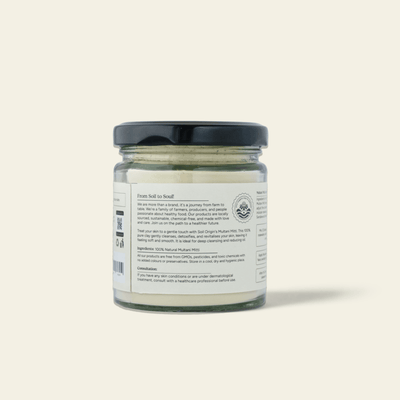 Multani Mitti Powder | Face Clay | 100g – Face Pack on Brown Living™. SKU: SOPHMM00G100. Img 2.