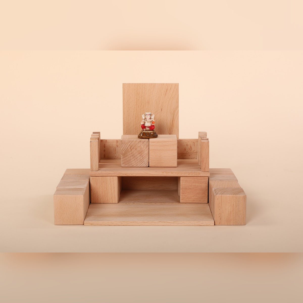 Multicolor Starter Wooden Block Set – 30 Pieces Toy – Sets & Stacking Toys by Bombay Toy Company available on Brown Living™. . SKU: WB30. Img 2.
