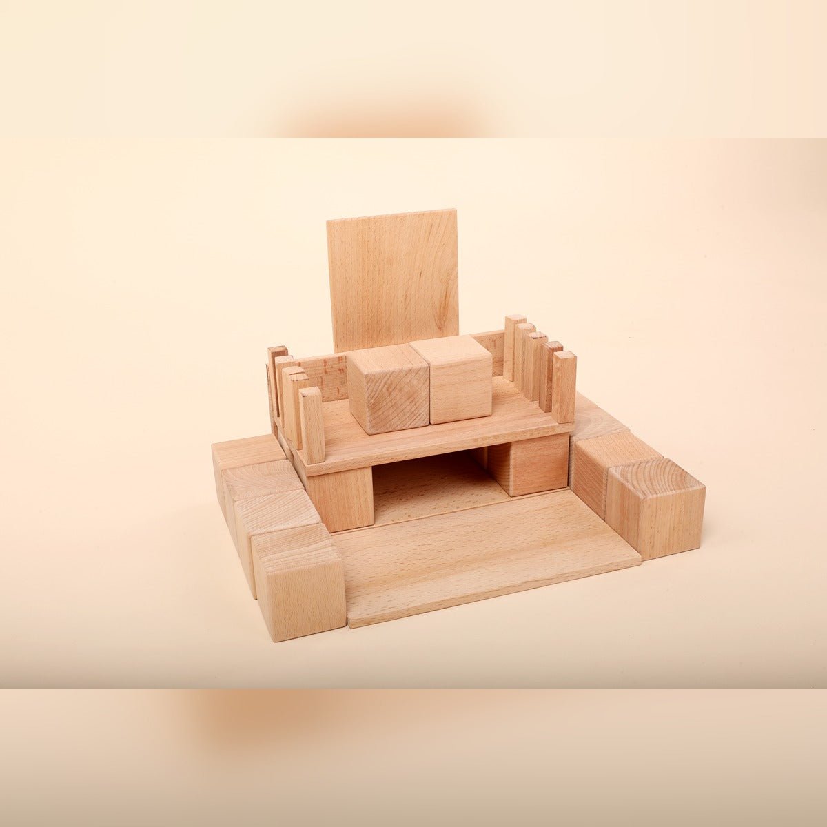 Multicolor Starter Wooden Block Set – 30 Pieces Toy – Sets & Stacking Toys by Bombay Toy Company available on Brown Living™. . SKU: WB30. Img 1.