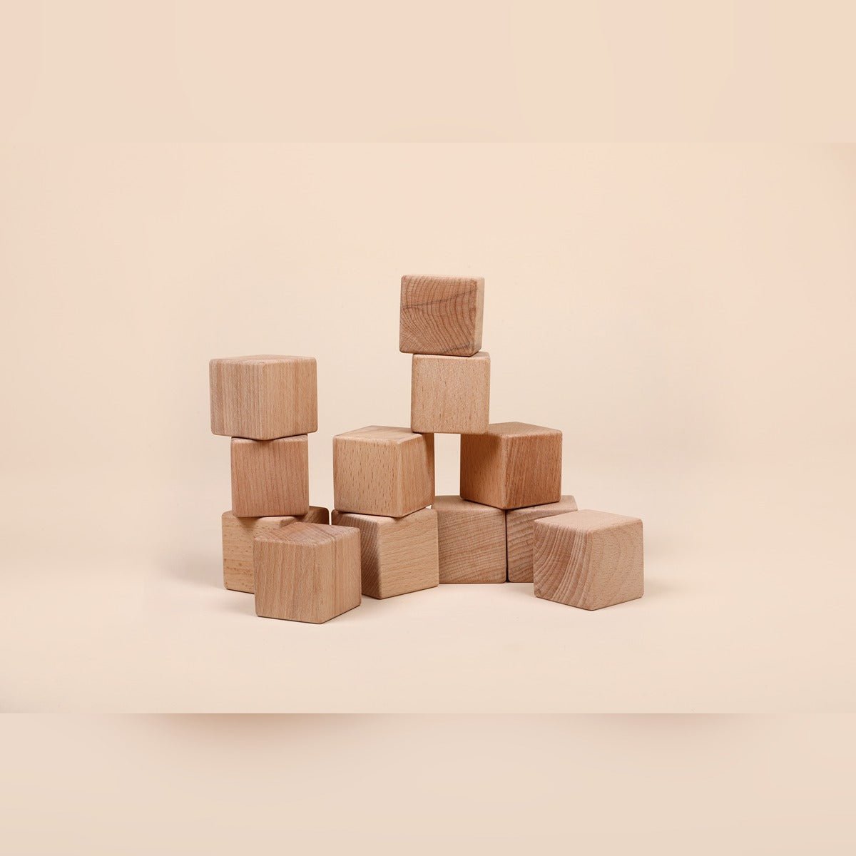 Multicolor Wooden Blocks – Set of 12 for Toddlers – Sets & Stacking Toys by Bombay Toy Company available on Brown Living™. . SKU: WB12. Img 4.