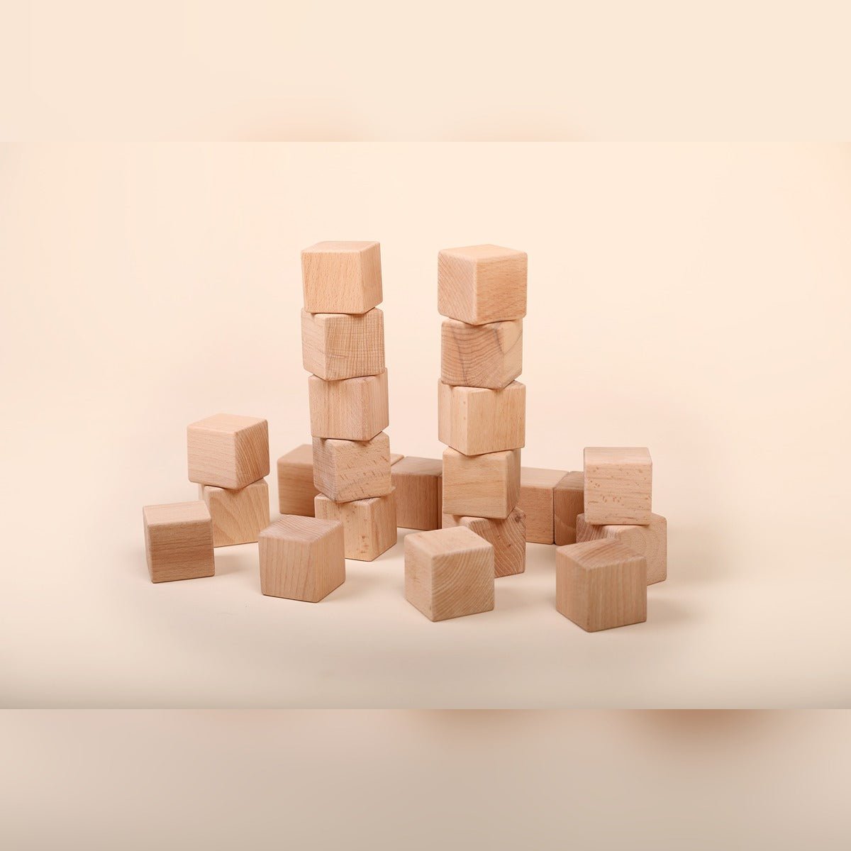 Multicolor Wooden Blocks – Set of 24 Creative Play – Sets & Stacking Toys by Bombay Toy Company available on Brown Living™. . SKU: WB24. Img 1.