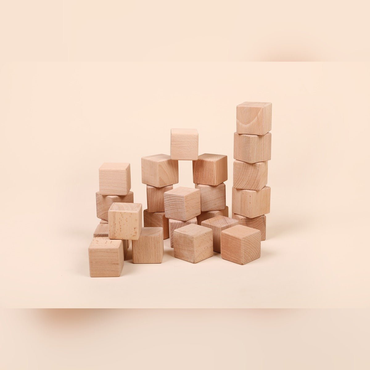 Multicolor Wooden Blocks – Set of 24 Creative Play – Sets & Stacking Toys by Bombay Toy Company available on Brown Living™. . SKU: WB24. Img 2.