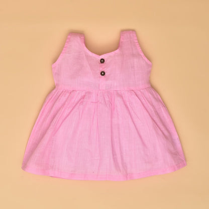 Multicolour Pure Cotton Hand Embroidered Baby Dress Combo - Set of 3 – Kids Frocks & Dresses by Stotra available on Brown Living™. Small . SKU: STRCOTMULTFROCOM02 - S. Img 22.