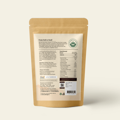 Multigrain Daliya | Nutrient - Rich | 500g – Cereal & Meusli on Brown Living™. SKU: SOBSMD00G500. Img 2.