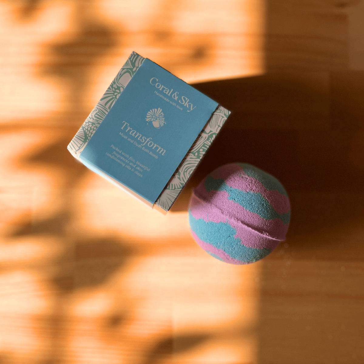 Musk and Oudh Calming Bath Bomb | Verified Sustainable by Brown Living™