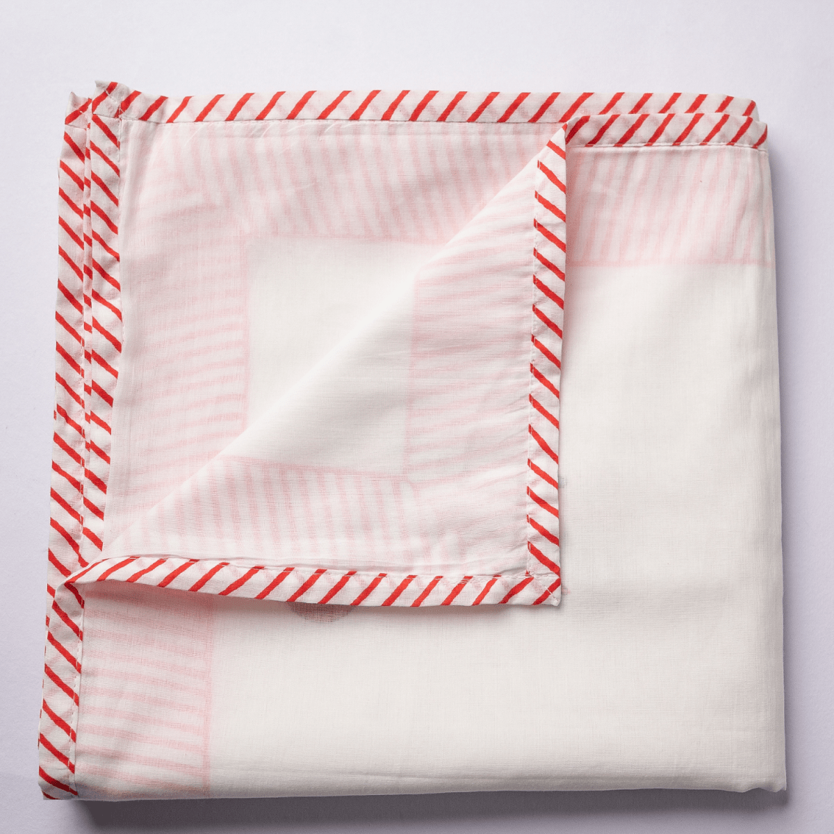 Muslin Kids Dohar Blanket – 3 - Layer – Unicorn Print – 40x40 – Natural | Verified Sustainable by Brown Living™