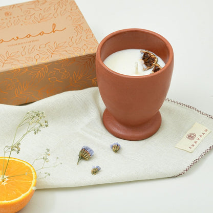 Narangi XL Candle | Tropical Citrus Summer | Soy Wax | Verified Sustainable by Brown Living™