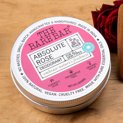 Natural Absolute Rose Deodorant for All - Day Freshness – Deodorant on Brown Living™. SKU: 8904448007572. Img 9.