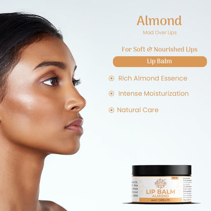 Natural Almond Lip Balm | Moisturizing & Repair | Verified Sustainable by Brown Living™