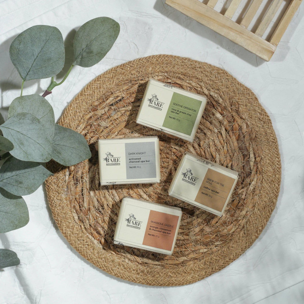 Natural Handmade Bath Soaps | Pack of 4 |30g Each | Verified Sustainable by Brown Living™