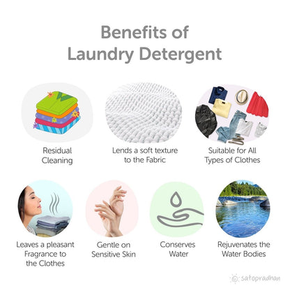 Natural Laundry Liquid 1.9L - Baby & Pet Safe