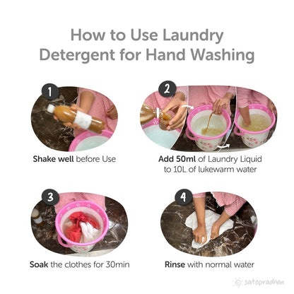 Natural Laundry Liquid 1.9L - Baby & Pet Safe