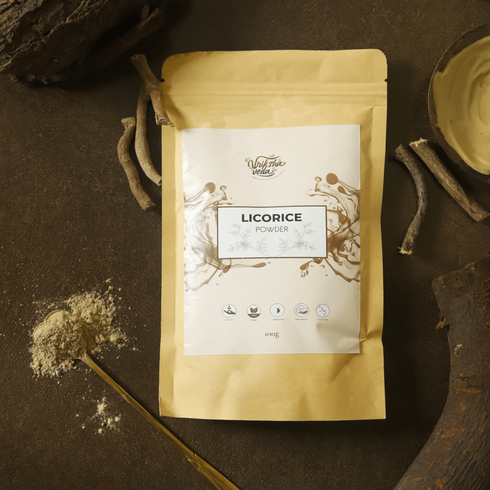 Natural Licorice Powder - 100 g | Verified Sustainable by Brown Living™