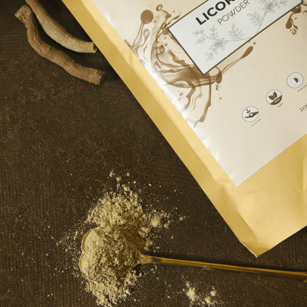 Natural Licorice Powder - 100 g | Verified Sustainable by Brown Living™