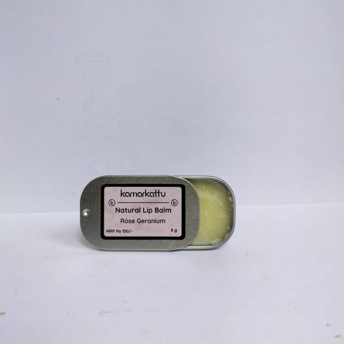 Natural Lip Balm - Rose Geranium : 10g | Verified Sustainable by Brown Living™