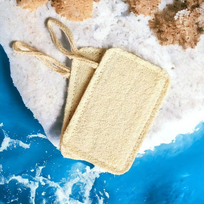Natural Loofah Body Scrubber - Pack of 2 – Body Scrub on Brown Living™. SKU: 108 - 06466 - OEP221_24BL6321. Img 5.