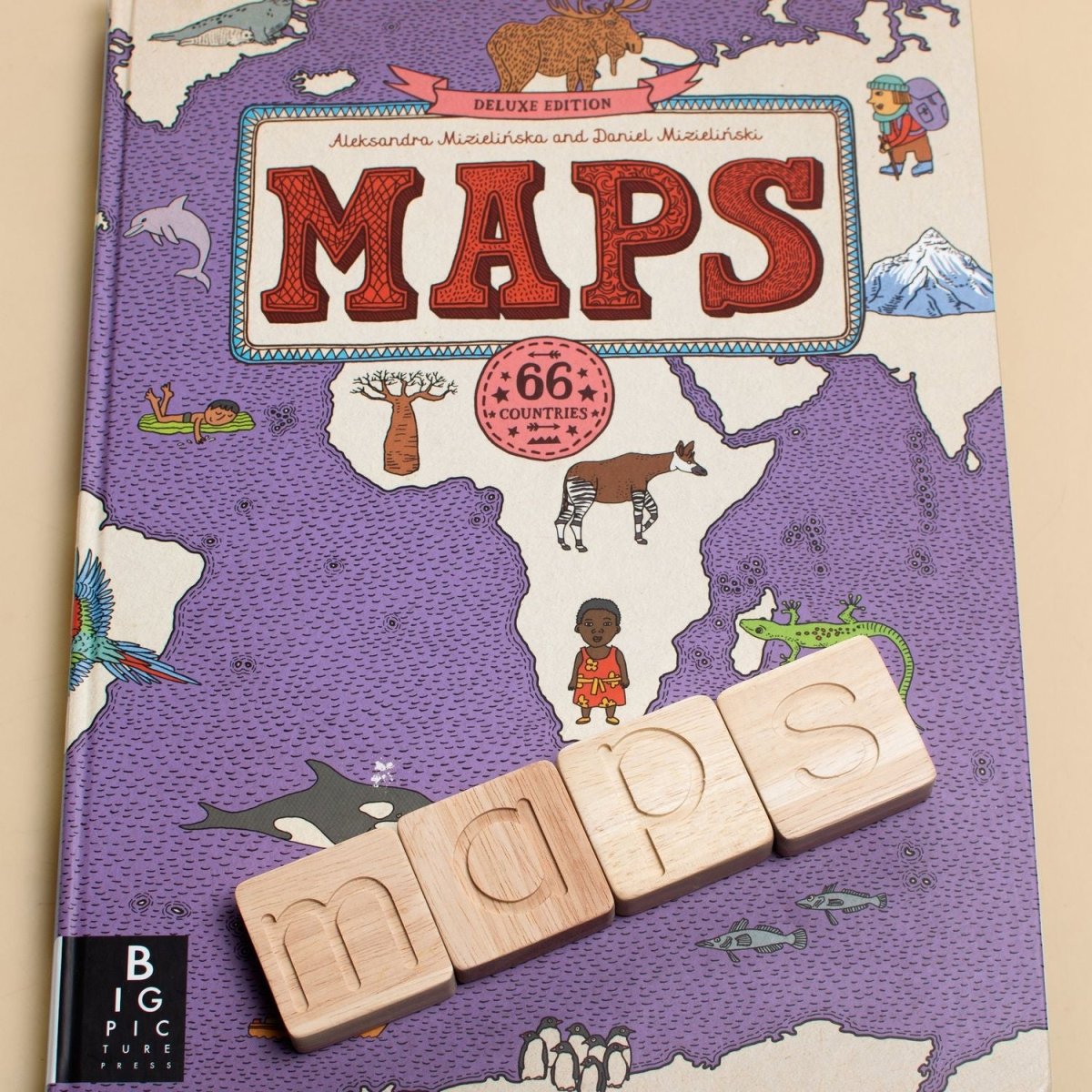Natural Wooden Alphabets Toy – Letter Learning Set – Learning & Educational Toys by Bombay Toy Company available on Brown Living™. . SKU: WBS01. Img 4.
