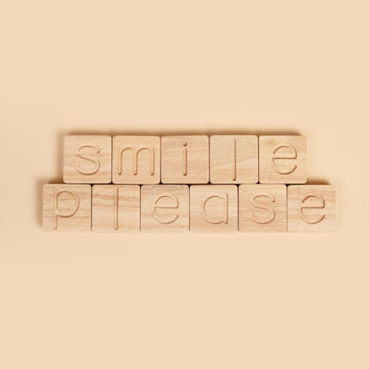 Natural Wooden Alphabets Toy – Letter Learning Set – Learning & Educational Toys by Bombay Toy Company available on Brown Living™. . SKU: WBS01. Img 5.