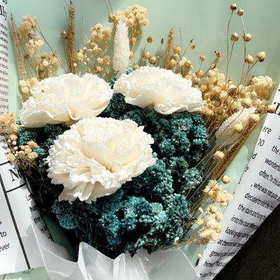 Naturally Dried Turquoise Treasure Bunch – Decor & Artefacts on Brown Living™. SKU: d - 35. Img 1.