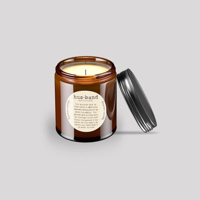 Naturals Scented Candle - Husband - 100 g – Candles & Fragrances on Brown Living™. SKU: Pnhpl - soywax - 04. Img 1.