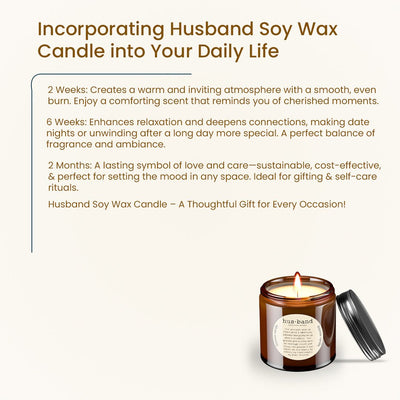 Naturals Scented Candle - Husband - 100 g – Candles & Fragrances on Brown Living™. SKU: Pnhpl - soywax - 04. Img 6.