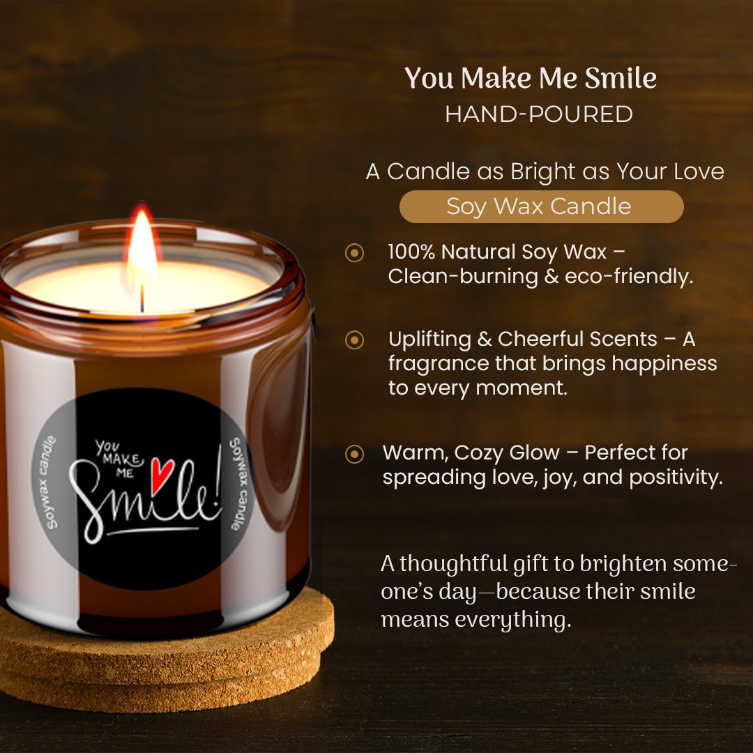 Naturals Scented Candle - Smile | Verified Sustainable by Brown Living™