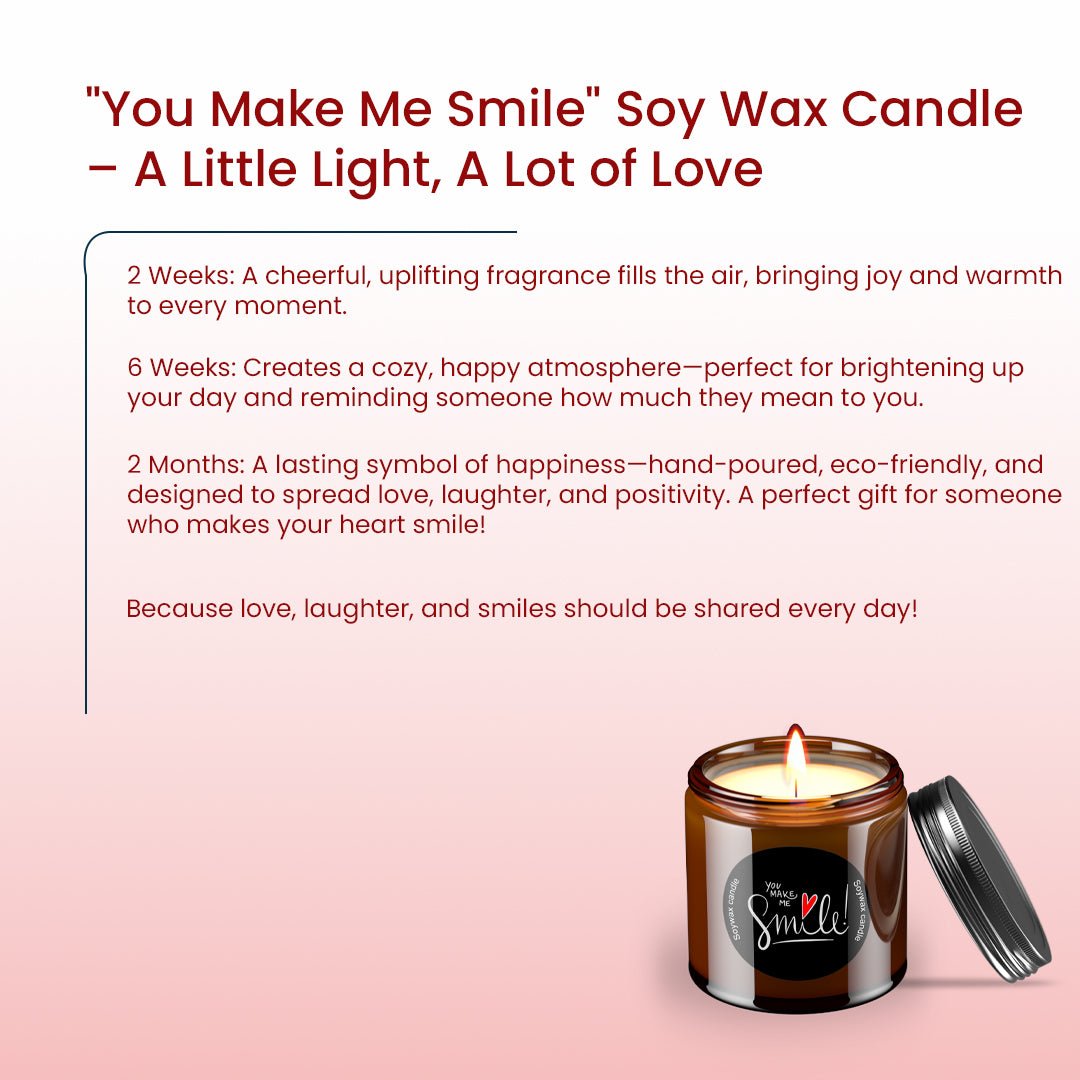 Naturals Scented Candle - Smile | Verified Sustainable by Brown Living™