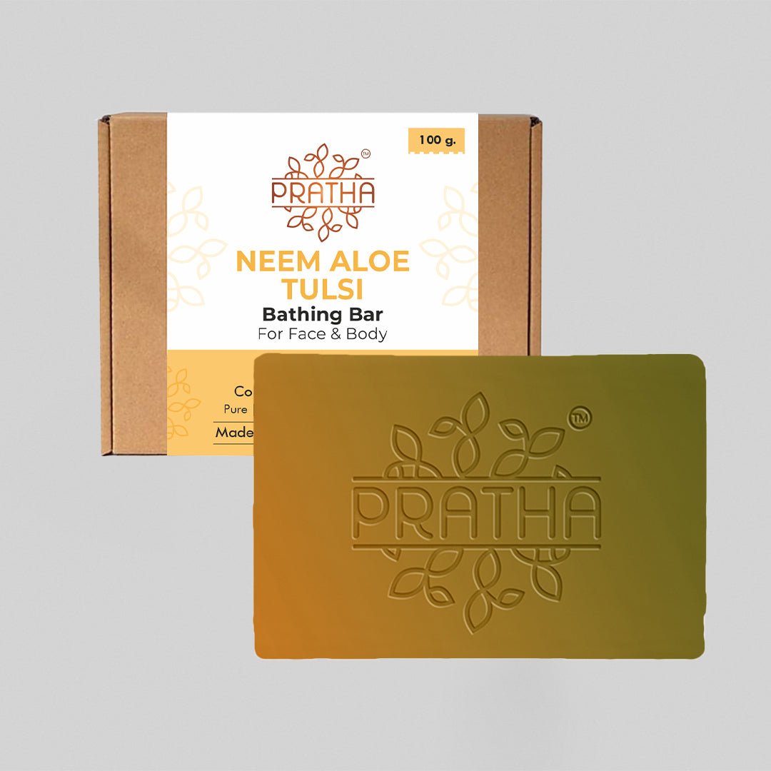 Neem, Aloe - Vera, Tulsi | Cold Process Handmade Soap | Verified Sustainable by Brown Living™