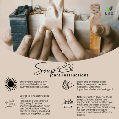 Neem Bar Soap for All Skin Types with Neem Oil & Charcoal – Body Soap on Brown Living™. SKU: S10004. Img 5.